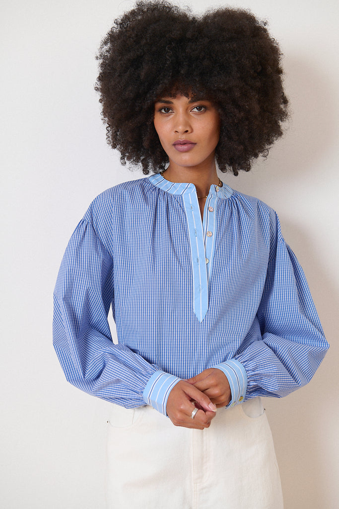 Blouse originale et élégante Collection printemps été prêt à porter femme manches longues Garance Paris 