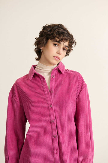 Chemisier Rose Bachmman Taille L En Coton - Coupe Ajustée, Manches Longues, Neuf Sans étiquettes